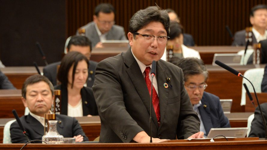 神奈川県議会平成30年第3回定例会にて代表質問登壇しました。